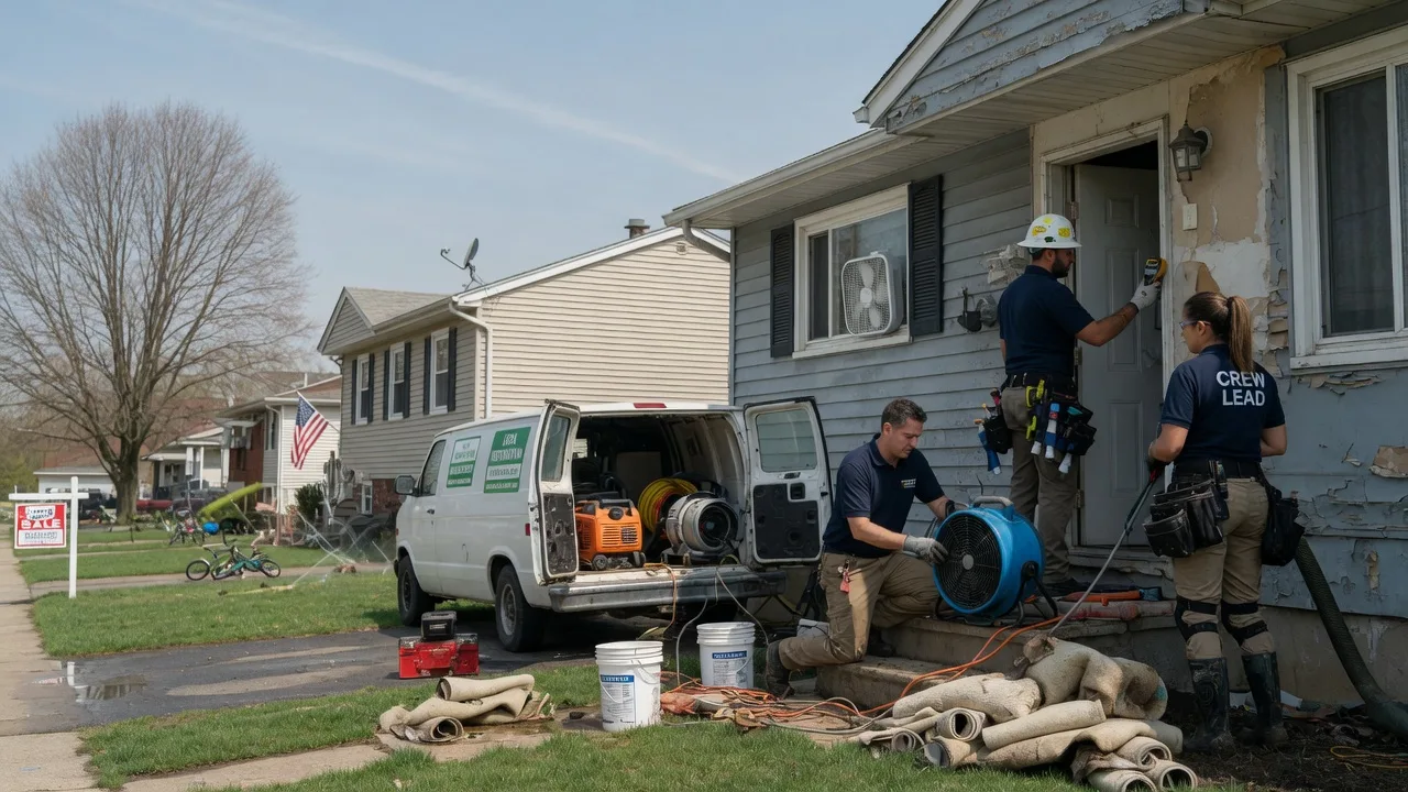 Flood Cleanup in Ford Cliff, PA near me
